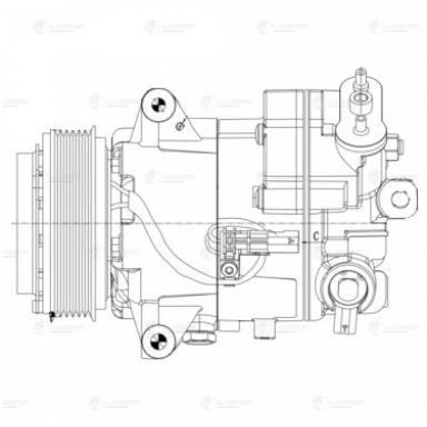 Компрессор кондиционера LCAC 2116