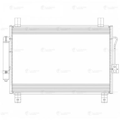 Радиатор кондиционера LRAC 1460