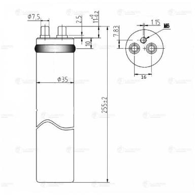 Ресивер-осушитель кондиционера LCR 2403
