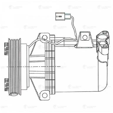 Компрессор кондиционера LCAC 0978