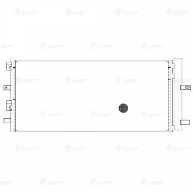 Радиатор кондиционера LRAC 1042