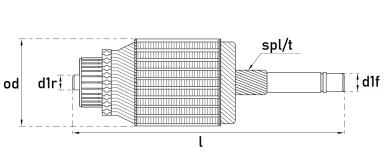 Ротор стартера TT71050