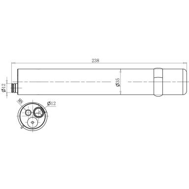 Ресивер-осушитель кондиционера LCR 1805