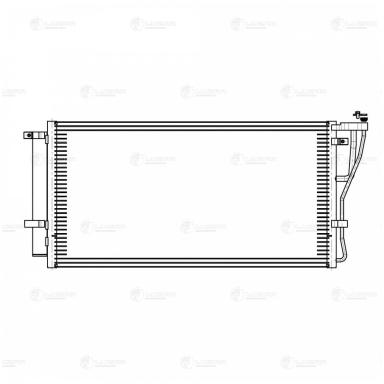 Радиатор кондиционера LRAC 0860