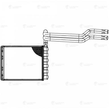 Радиатор отопителя LRh 1075