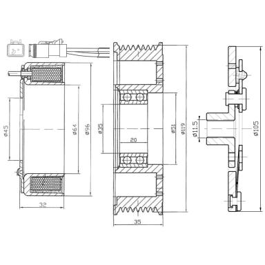 Муфта кондиционера LMAC 2709