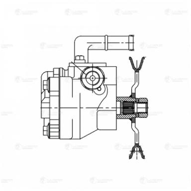 Насос ГУР LPS 0801