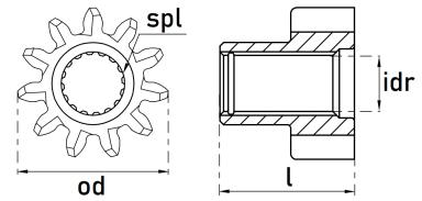 Зубчатка TT61845