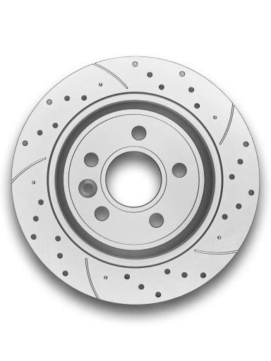 Диск тормозной задний DSK-R072P