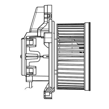 Мотор печки c крыльчаткой LFh 3045