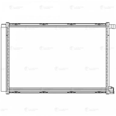 Радиатор кондиционера LRAC 1513