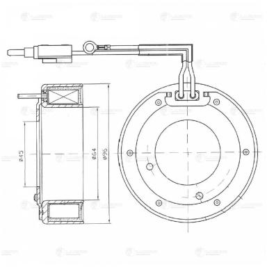 Катушка электромагнитная компрессора LMCC 0902