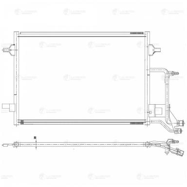 Радиатор кондиционера LRAC 1806