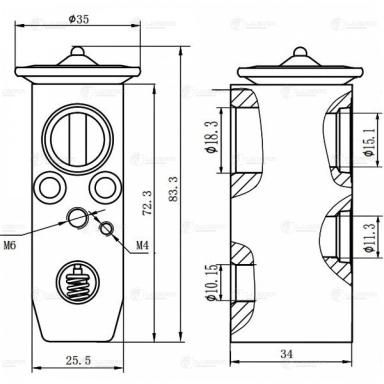 Клапан расширительный кондиционера LTRV 1408