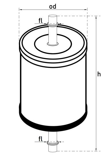 Фильтр топливный TTF3154