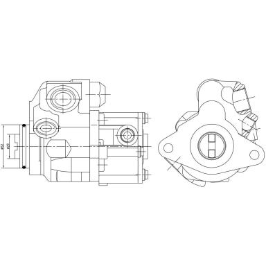 Насос ГУР LPS 1517