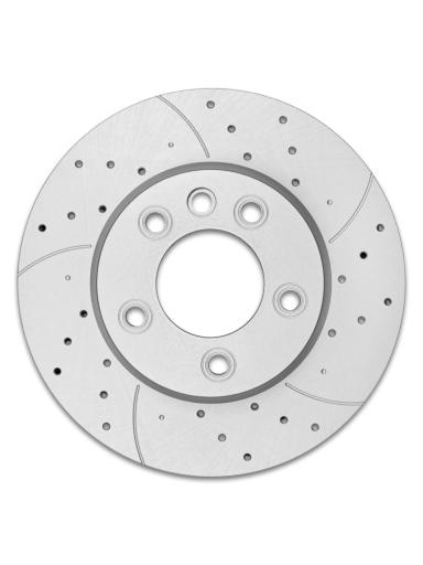 Диск тормозной передний вентилируемый левый DSK-F002P
