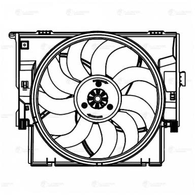 Вентилятор охлаждения в сборе с электроприводом LFK 2603