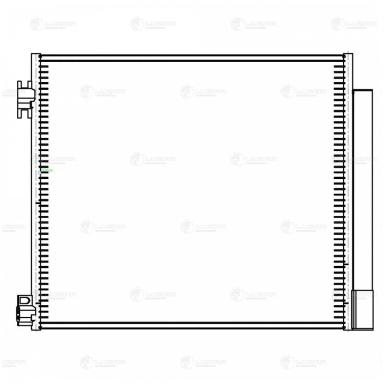 Радиатор кондиционера LRAC 14EA