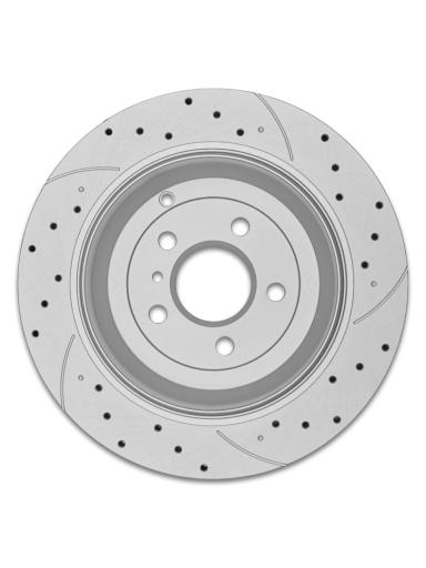 Диск тормозной задний вентилируемый DSK-R110P