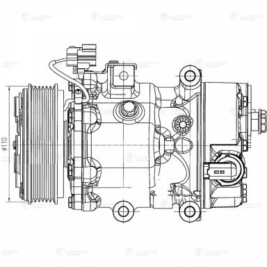Компрессор кондиционера LCAC 3038