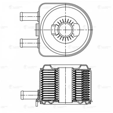 Радиатор масляный LOc 2001