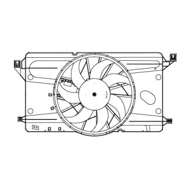 Вентилятор охлаждения в сборе с электроприводом LFK 2540
