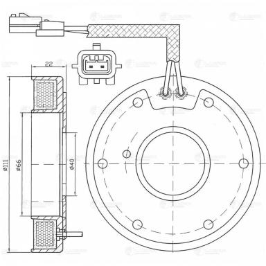 Катушка электромагнитная компрессора LMCC 0904