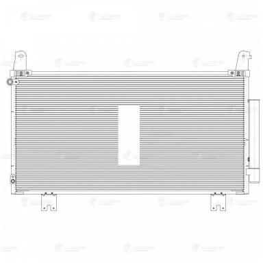 Радиатор кондиционера LRAC 2316