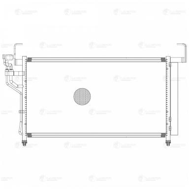 Радиатор кондиционера LRAC 08H4