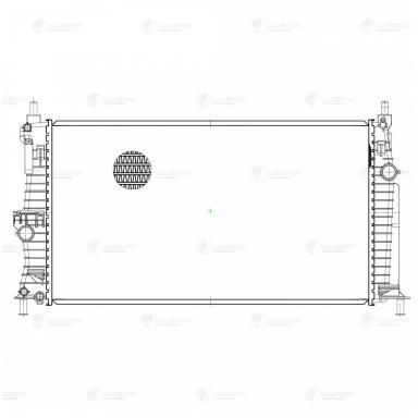 Радиатор двигателя LRc 251Z6
