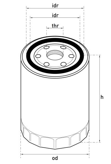 ФИЛЬТР ТОПЛИВНЫЙ TTF3010