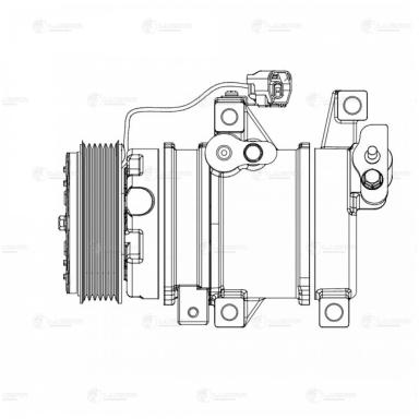 Компрессор кондиционера LCAC 2507