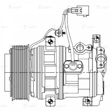 Компрессор кондиционера LCAC 1990