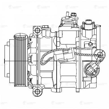 Компрессор кондиционера LCAC 10144