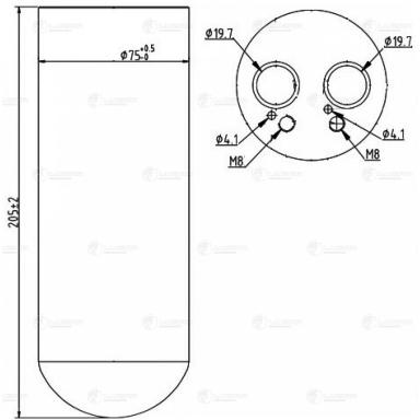Ресивер-осушитель кондиционера LCR 1806