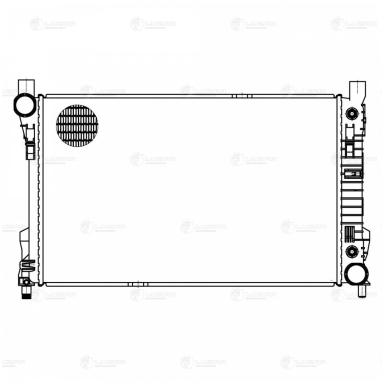 Радиатор двигателя LRc 15103