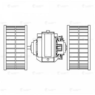 Мотор отопителя LFh 1604