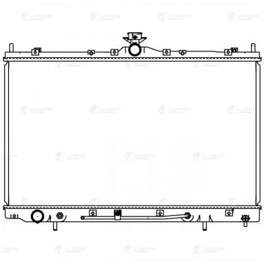 Радиатор двигателя LRc 1102