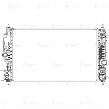 Радиатор двигателя LRc 2117