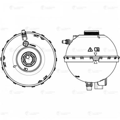 Бачок расширительный LET 2608