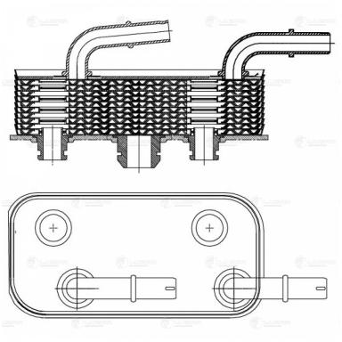 Радиатор масляный LOc 2635