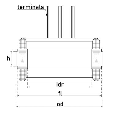 Статор с передней крышкой TT74304