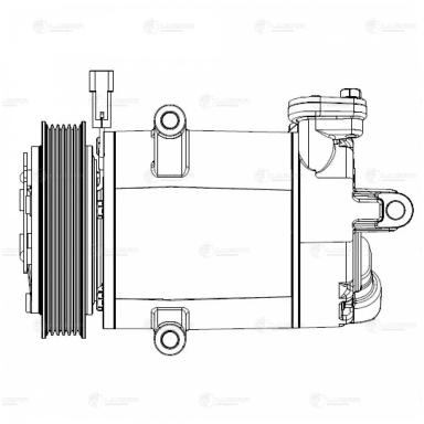 Компрессор кондиционера LCAC 1690