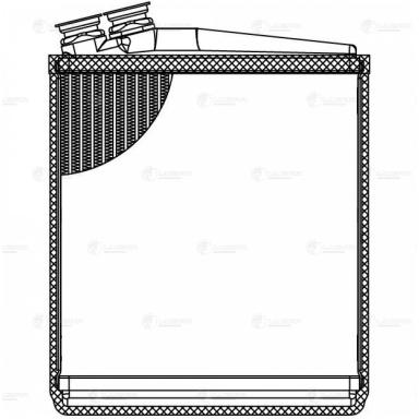 Радиатор отопителя LRh 1011