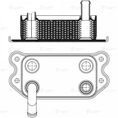 Радиатор масляный LOc 1056