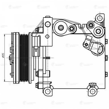 Компрессор кондиционера LCAC 1100