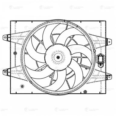 Мотор вентилятора охлаждения LFK 3017