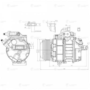 Компрессор кондиционера LCAC 1011