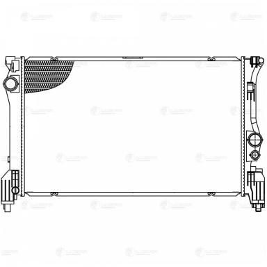 Радиатор двигателя LRc 1507